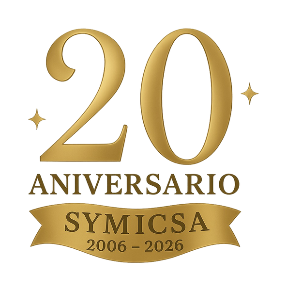 Sello 20 Aniversario SYMICSA 2006-2026